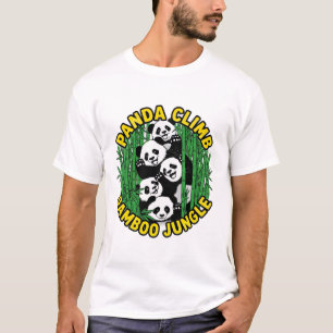 Panda Klimt Bamboe Jungle Wilde Dieren T-shirt