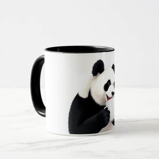 Panda & Koffie Mok (Voorkant links)