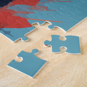 Panda kunstwerk legpuzzel (Zijkant)