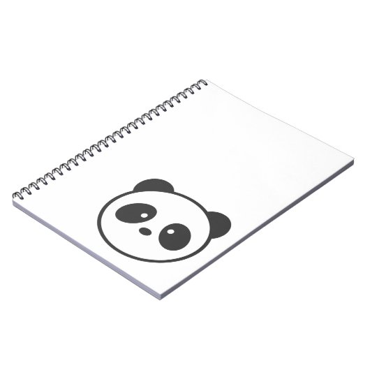 Panda-laptop Notitieboek (Linkerzijde)