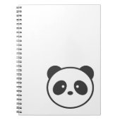 Panda-laptop Notitieboek (Voorkant)
