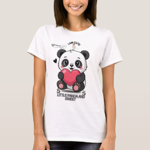 PANDA Leuk en Schattig  T-shirt