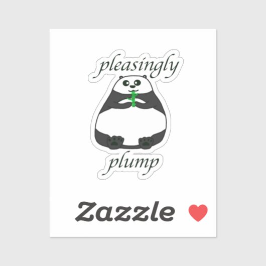 Panda, leuk sticker (Vel)