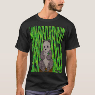 Panda (levendig) - Donkere T-shirt voor heren