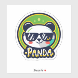 Panda liederlijke Sticker Design wachten op u