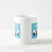 Panda Liefde (Blauw) Koffiemok (Center)