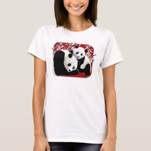 panda-liefde t-shirt