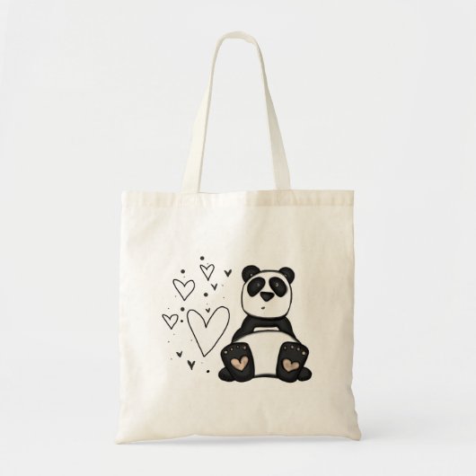 panda-liefde tote bag (Voorkant)