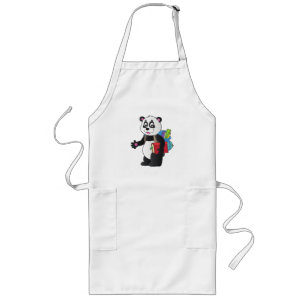 Panda liefdesschool lang schort