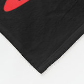 Panda Looking Angry Graphic Funny Panda Kawaii Fleece Deken (Hoek)