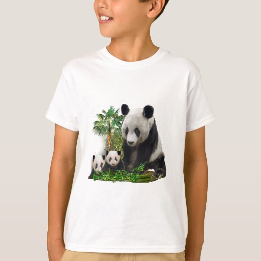 Panda Love art T-shirt (Voorkant)