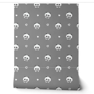 Panda Love Behang