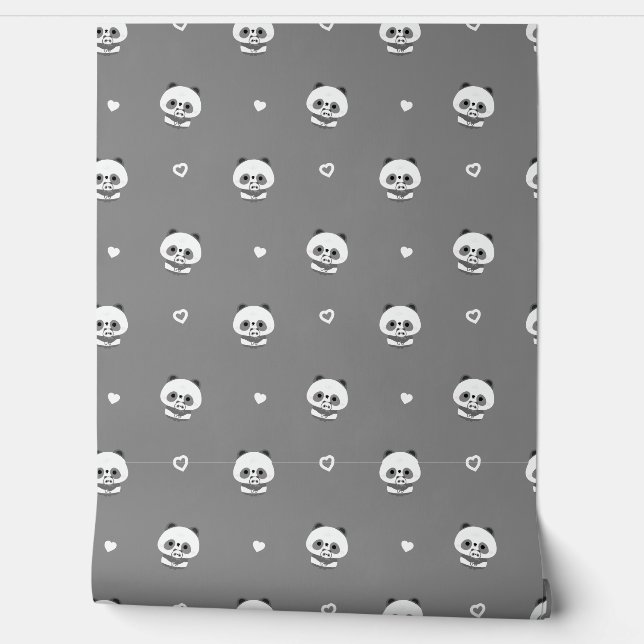 Panda Love Behang (Afrollen)