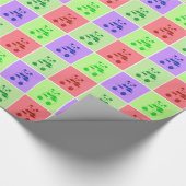 Panda Love Glossy Wrapping Paper Cadeaupapier (Hoek)