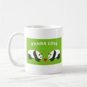 Panda Love (Green) Koffiemok (Links)