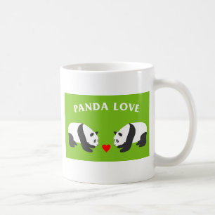 Panda Love (Green) Koffiemok