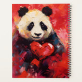 Panda Love Hearts Planner (Achterkant)