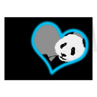 panda love. néon light.