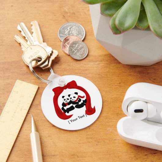 Panda Love Sleutelhanger (Bureau)