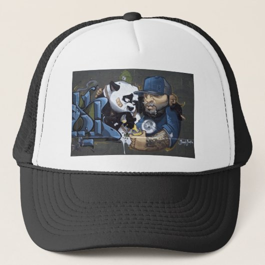 Panda Love Trucker Pet (Voorkant)