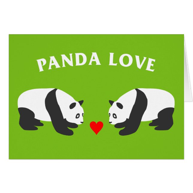 Panda Love (Vert) (Devant horizontal)