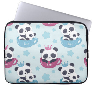 Panda Lover De Panda is een nastraal dier Laptop Sleeve