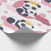 Panda Lover | Ik ben Nickname Panda Cadeaupapier (Hoek)
