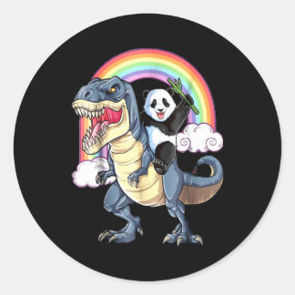 Panda Lover | Kalm houden en houden van liefde Pan Ronde Sticker