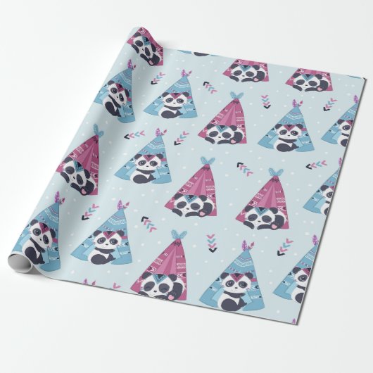 Panda Lover | Net als Panda Cadeaupapier (Uitgerold)