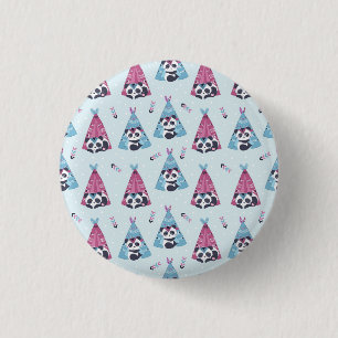 Panda Lover Net als Panda Ronde Button 3,2 Cm
