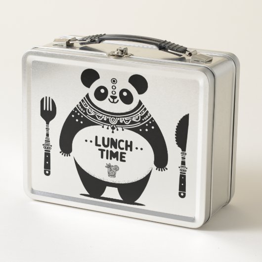 Panda Lunch Time Box - Carburez Votre Amusement (Devant)