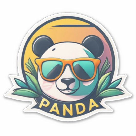 Panda Magic in elke Sticker Sheet (Voorkant)