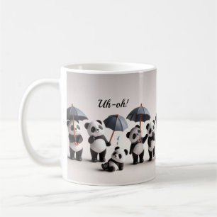 Panda Magic : Une tasse remplie de pâte à café mig