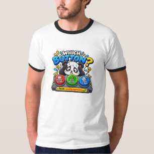 Panda Meme Grappige Schattige Panda Humor Design T-shirt