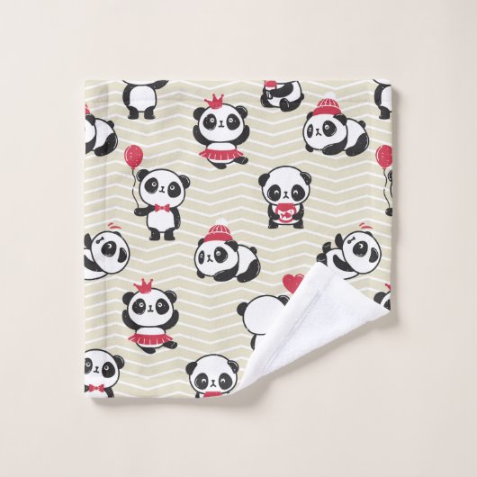 Panda Menagerie (Gant de toilette)