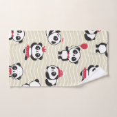 Panda Menagerie (Serviette à main)