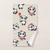 Panda Menagerie Bad Handdoek (Handdoek)