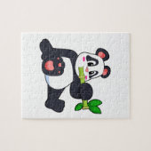 Panda met Bamboe Legpuzzel (Horizontaal)