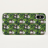 Panda met Bamboe Waterverf Patroon Case-Mate iPhone Case (Achterkant (horizontaal))