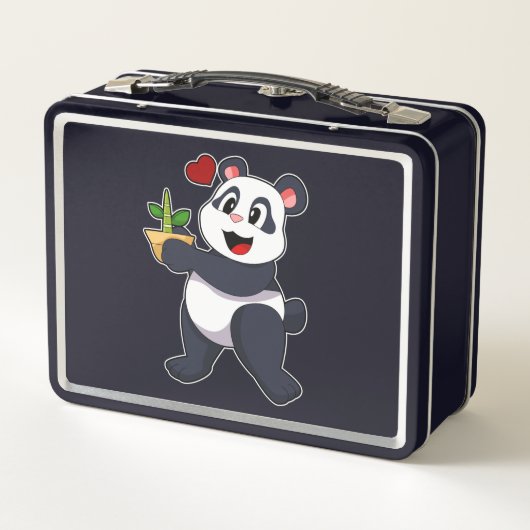 Panda met Bamboevloer (Achterkant)