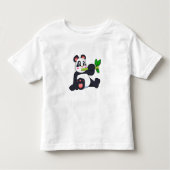 Panda met Bamboo Kinder Shirts (Voorkant)