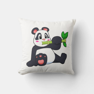 Panda met Bamboo Kussen