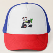 Panda met Bamboo Trucker Pet (Voorkant)