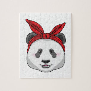Panda met Bandana Legpuzzel