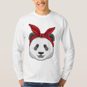 Panda met Bandana T-shirt