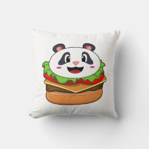Panda met Burger Kussen