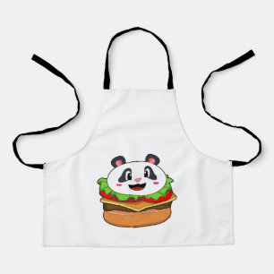 Panda met Burger Schort