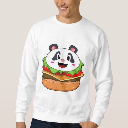 Panda met Burger Trui (Voorkant)