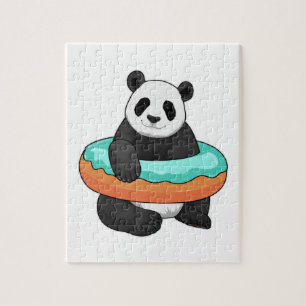 Panda met Donut Legpuzzel