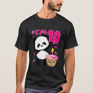 Panda Met Kawaii Taart 10 Py T-shirt